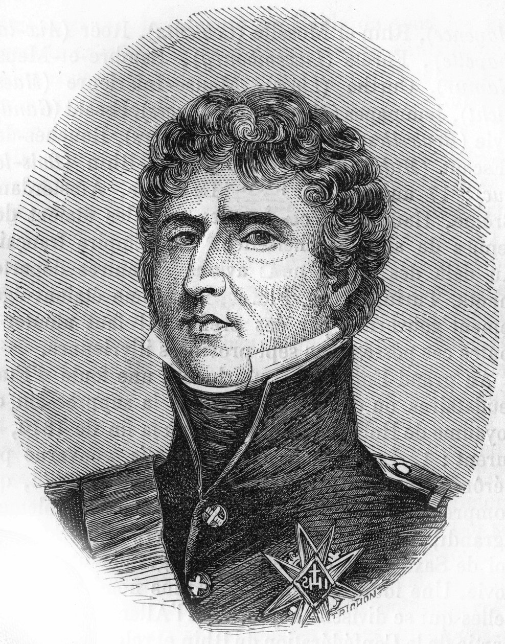 retrato Charles John - Baptist Bernadotte (1763-1844), Marechal de França, Rei Charles XIV da Suécia e Noruega. de Unknown artist