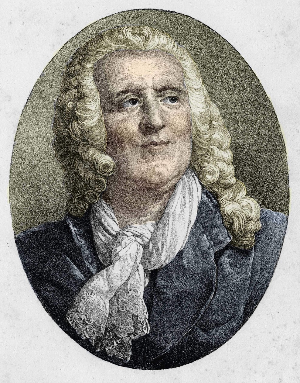 retrato de Alexis Piron. Poeta e dramaturgo francês (1689 a 1773). de Unknown artist