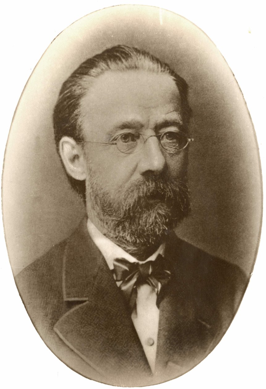 retrato de Bedrich Smetana (1824-1884), compositor e pianista checo. de Unknown artist