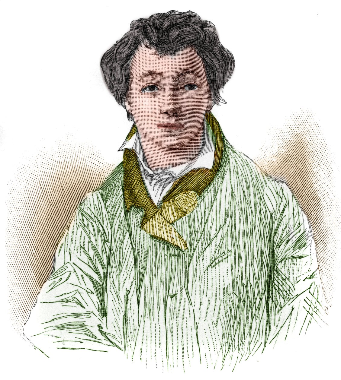 retrato de Christian Johann Heinrich Heine (1797-1856), poeta e jornalista alemão. de Unknown artist