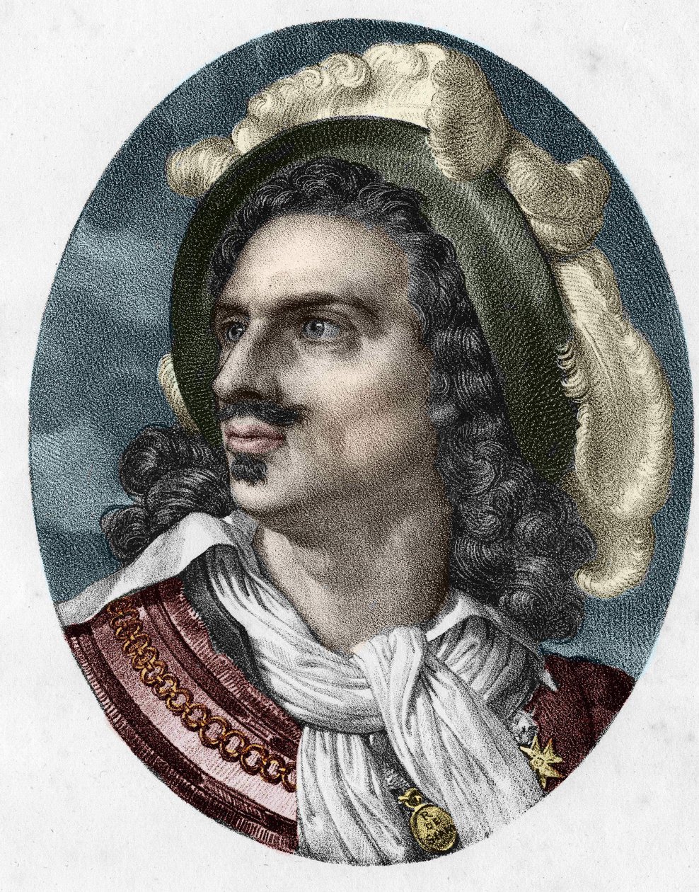 retrato de Claude Forbin, cavaleiro, depois conde de Forbin, também conhecido como Forbin - Gardanne. Líder da Ala Francesa (1656 a 1733). de Unknown artist