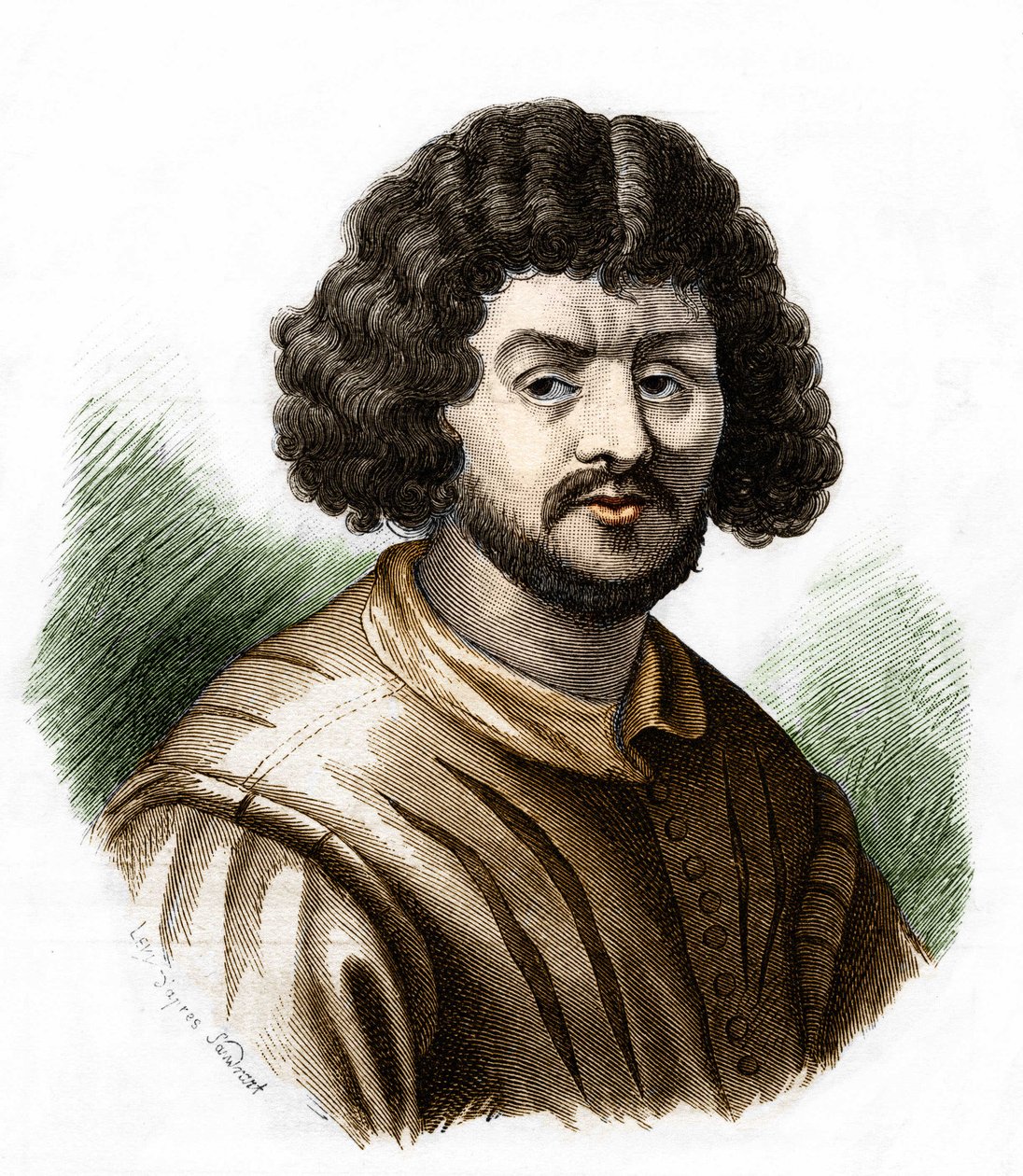 retrato de Claude Gellee, dit le Lorrain (1600-1682) pintor francês. de Unknown artist