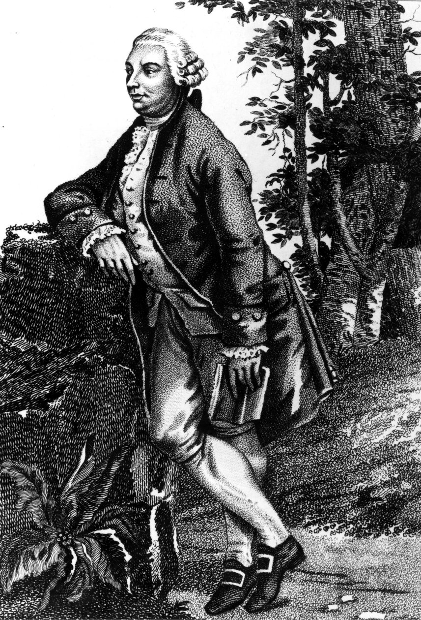 retrato de David Hume. Filósofo escocês (1711 a 1776). de Unknown artist