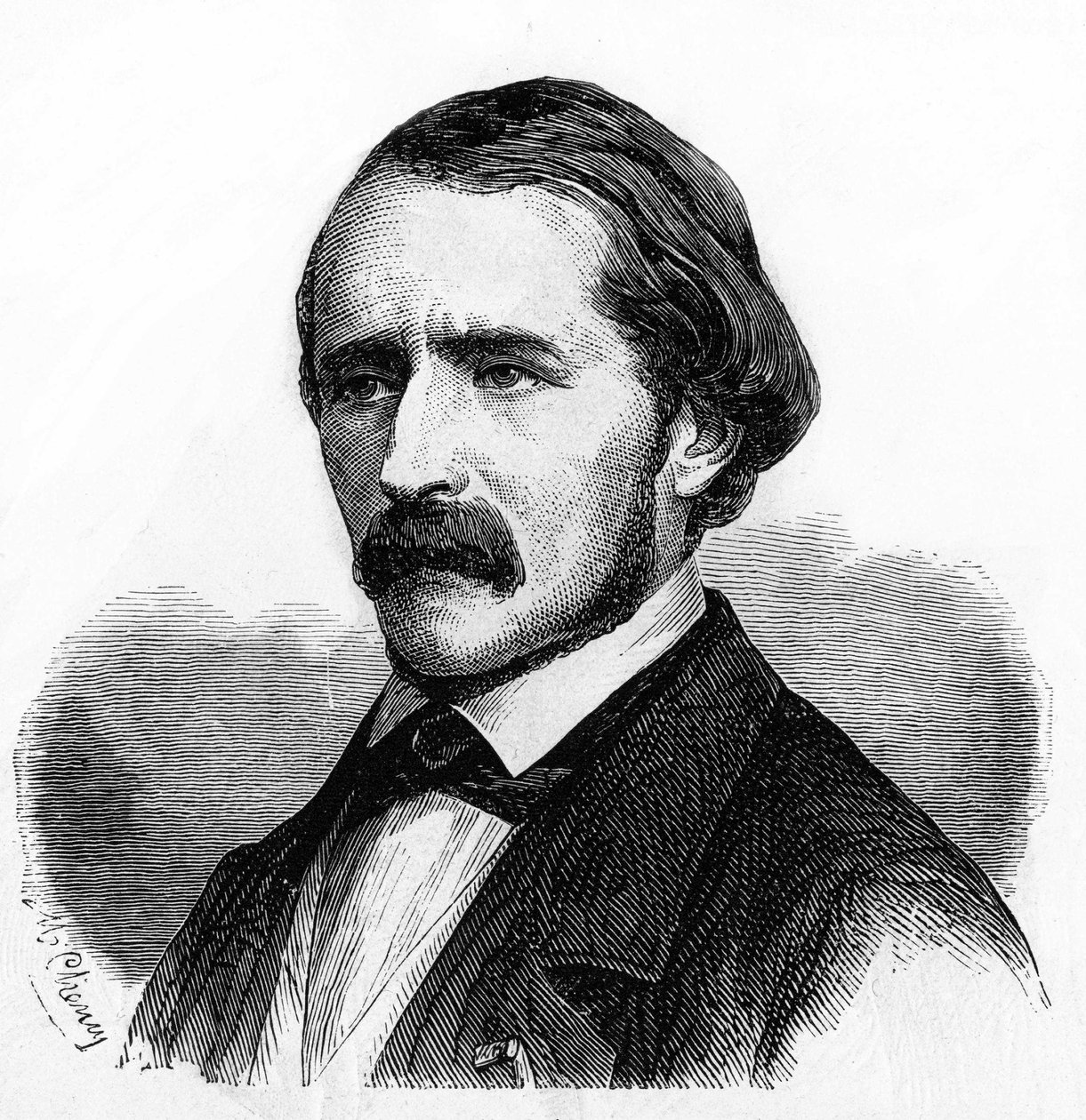 retrato de Emile Saisset, filósofo francês. 1814-1863. de Unknown artist