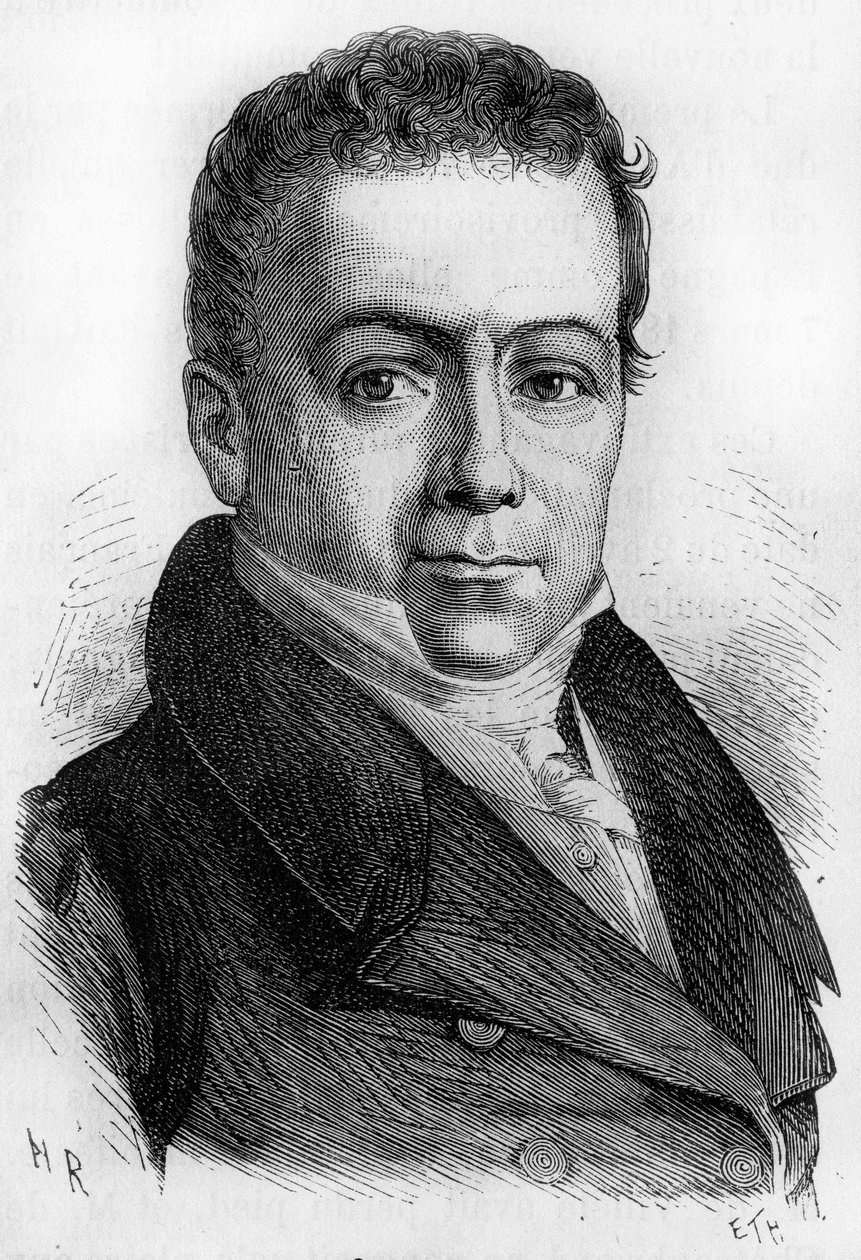 retrato de Gabriel Julien Ouvrard. Finanças francesas de 1770 a 1846). de Unknown artist