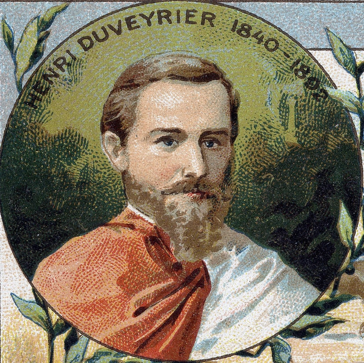 retrato de Henri Duveyrier. Geógrafo e viajante francês (1840 a 1892). de Unknown artist