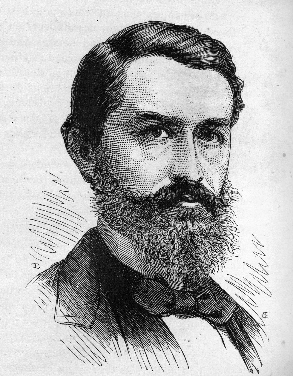 retrato de Henri Duveyrier orientalista, viajante e geógrafo francês de Unknown artist