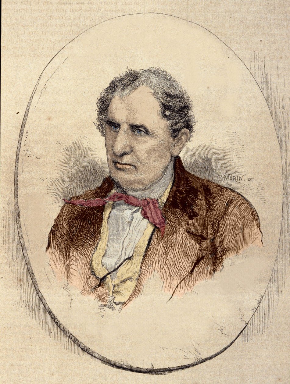 retrato de James Fenimore Cooper (1789-1851), romancista americano. de Unknown artist