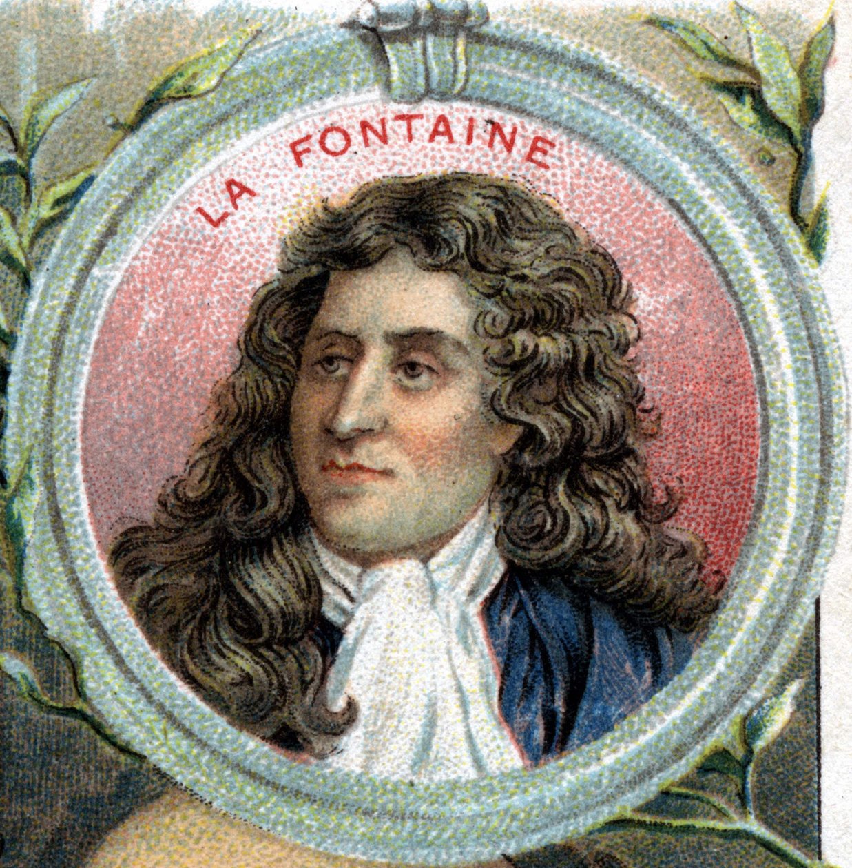 retrato de Jean de La Fontaine. Escritor francês (1621 1695). de Unknown artist