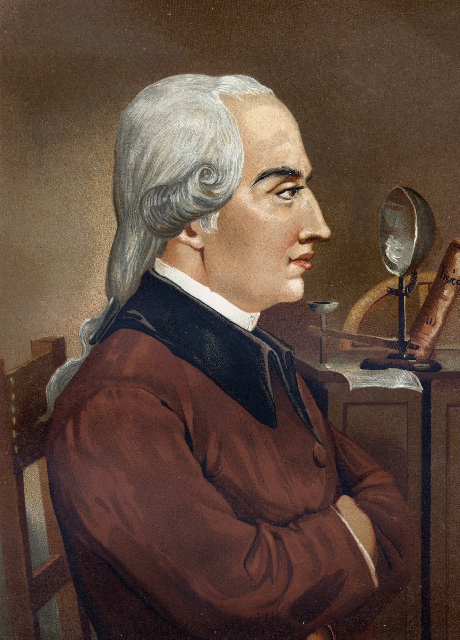 retrato de Joseph Black. Físico e químico escocês (Bordeaux de Unknown artist