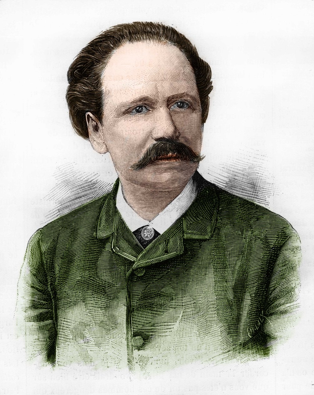 retrato de Jules Massenet (1842-1912), compositor francês. de Unknown artist