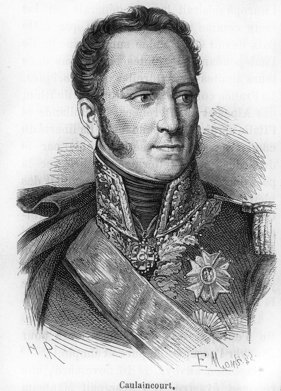 retrato de Le Marquis de Caulaincourt (1773-1827), Duque de Vicenza, general francês e diplomata. de Unknown artist