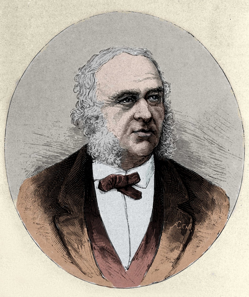 retrato de Paul Broca (1824-1880), cirurgião e antropólogo francês. de Unknown artist