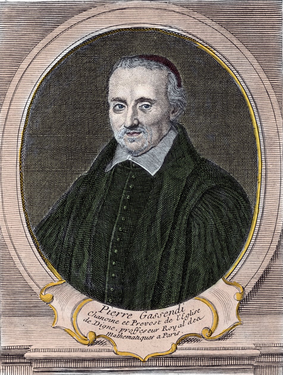 Retrato de Pierre Gassendi (1592-1655), filósofo, astrônomo, matemático e físico francês. de Unknown artist