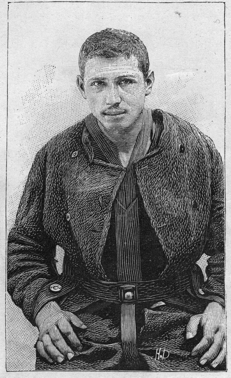 o anarquista Caserio Santo assassino do Presidente Sadi Carnot (1837-1894). de Unknown artist