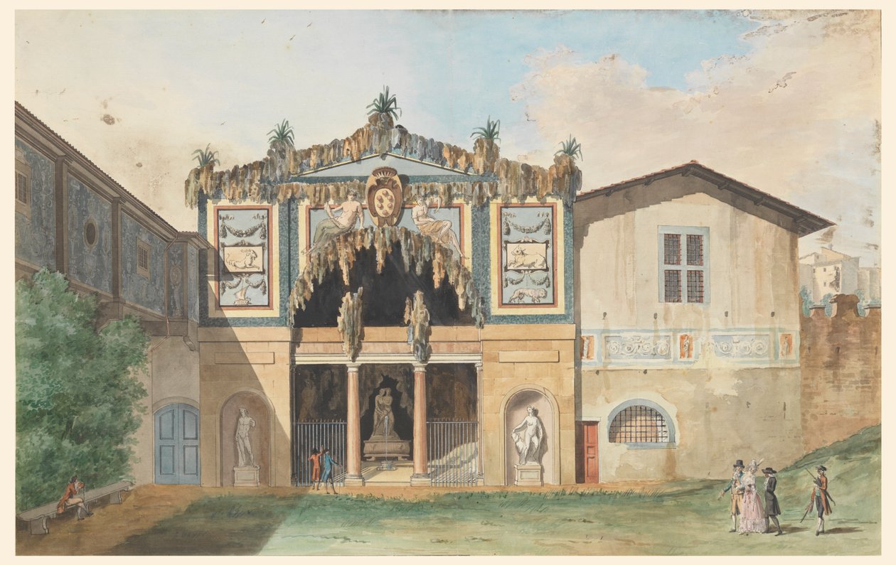 Gruta nos Jardins de Boboli, Florença de Unknown, Italian