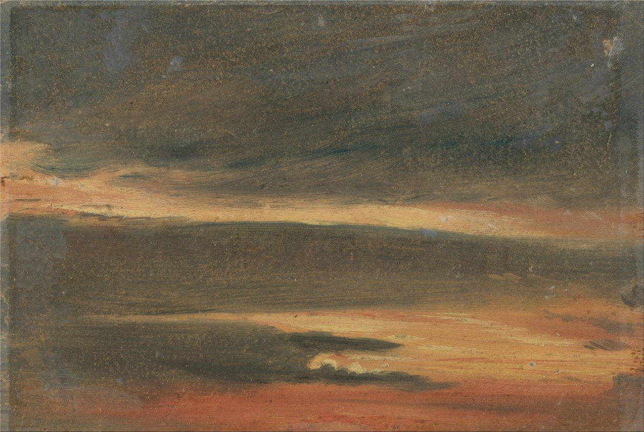 Nuvens ao pôr do sol de Unknown artistUnknown artist