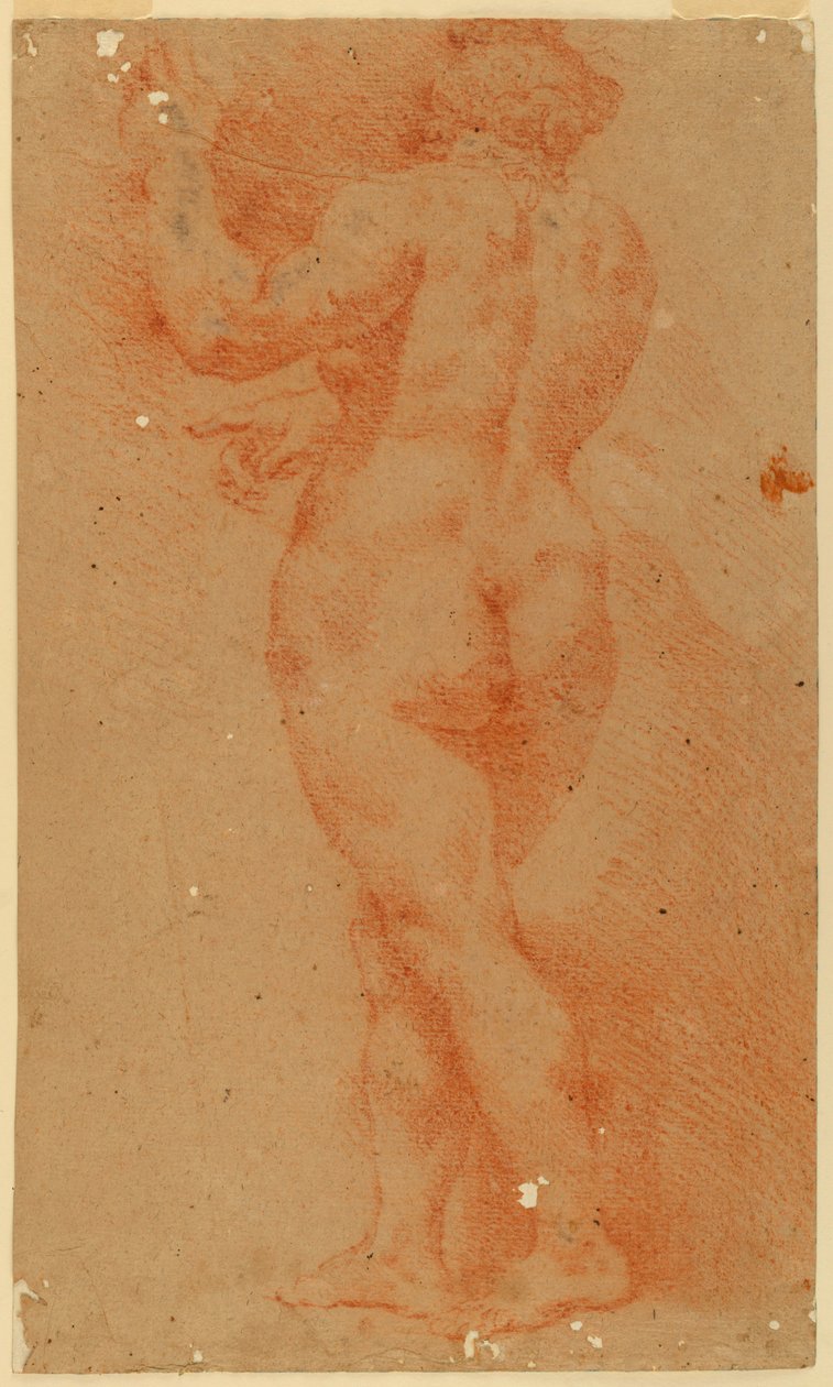 Desenho, Estudo de Contraprova de uma Mulher Nua, início do século XVII de Unknown artistUnknown artist