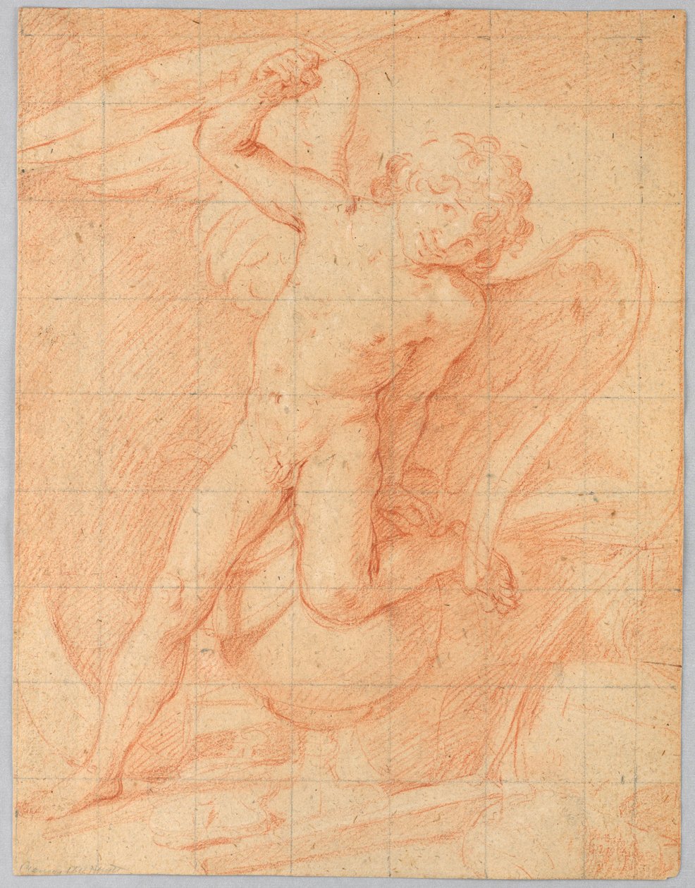 Desenho, Cupido, 1650-1700 de Unknown artistUnknown artist
