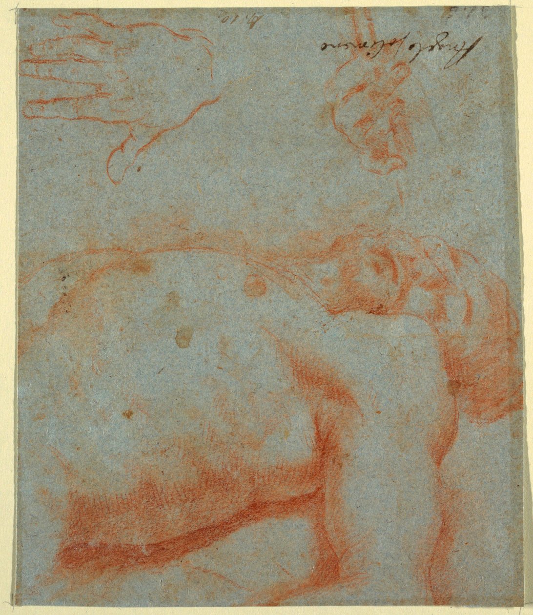 Desenho, Cristo morto, século XVII-início do século XVIII de Unknown artistUnknown artist