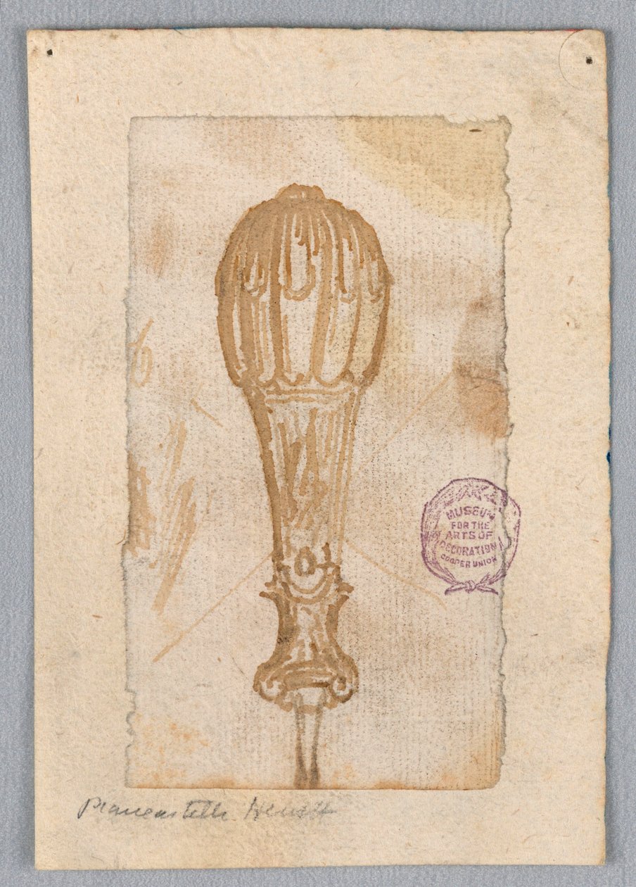 Desenho, Desenho de uma pega, século XVII-XIX de Unknown artistUnknown artist