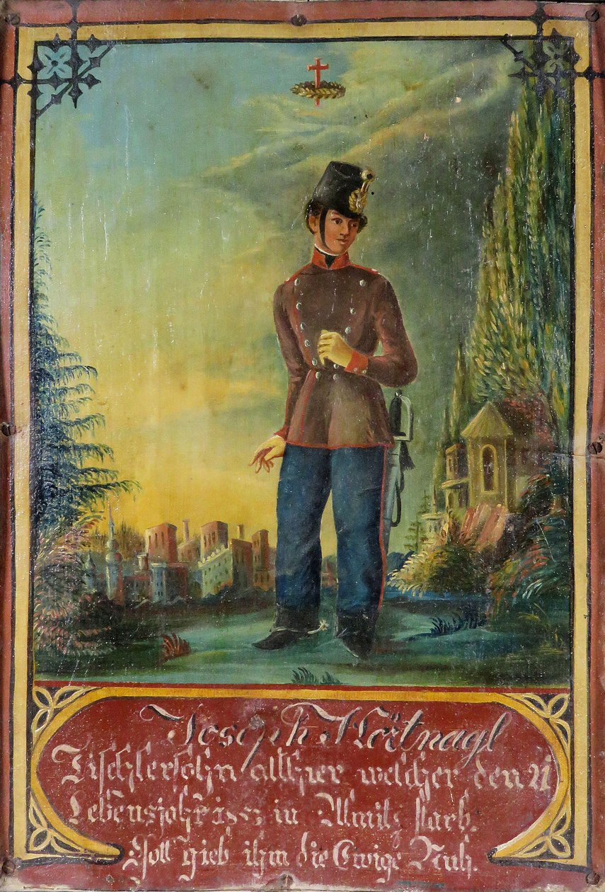 Imagem comemorativa de Joseph Hörtnagl 1853 de Unknown artistUnknown artist