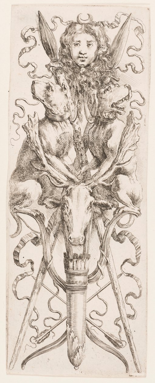 Gravura, Ornamentos ou Grotescos (Ornamento Grotesco), ca. 1653 de Unknown artistUnknown artist