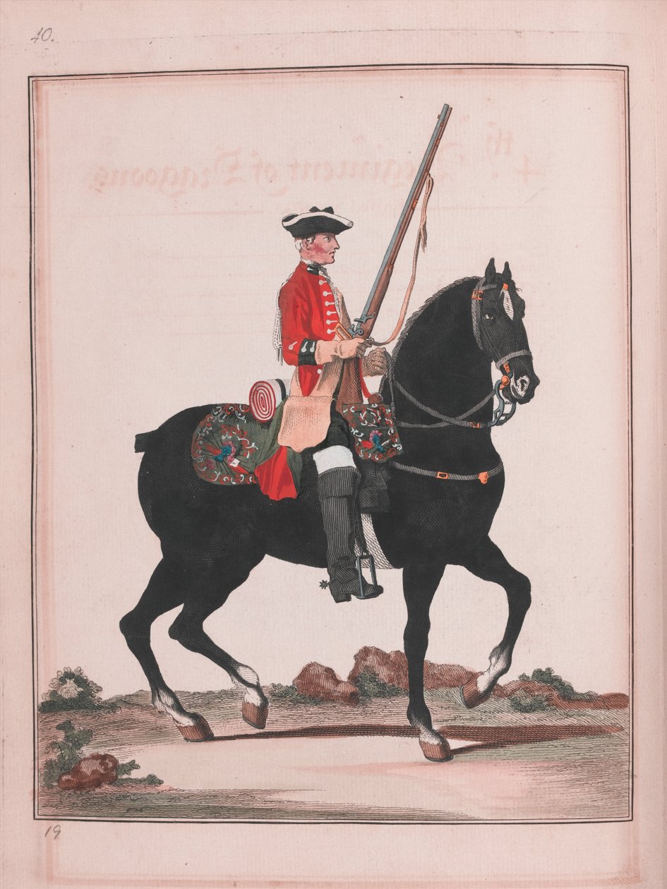 4º Regimento de Dragões (gravura) de Unknown artist