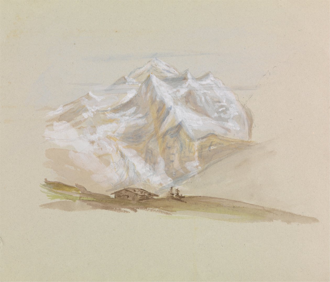 Um Chalé na Montanha de Unknown artist