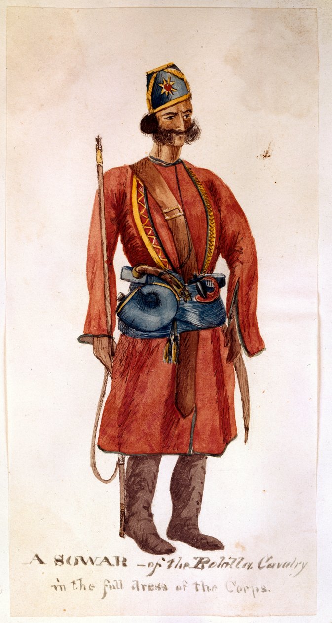 Um semeador da Cavalaria Rohilla de Unknown artist