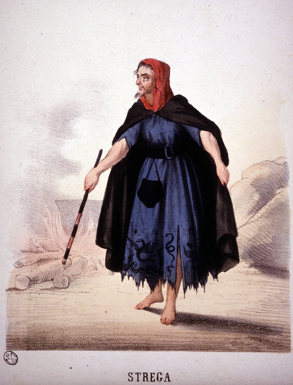 Uma bruxa de Macbeth. de Unknown artist