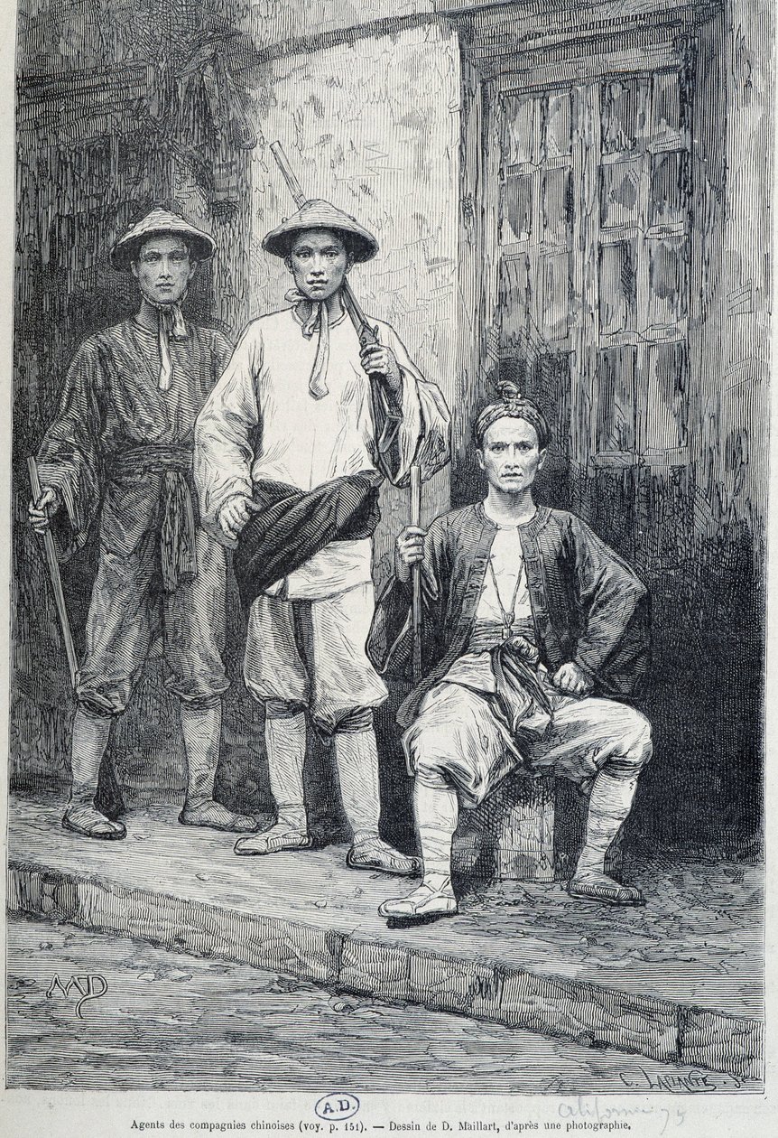 Agentes de empresas chinesas na Califórnia de Unknown artist