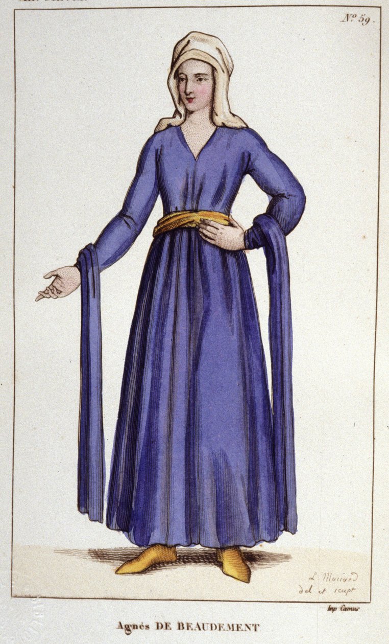 Agnès De Baudement, Lady of Braine (1130-1218). de Unknown artist