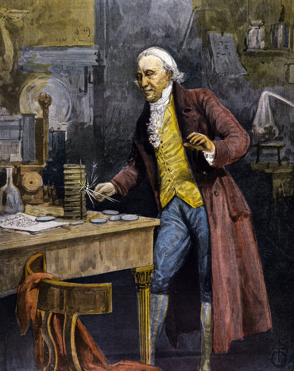 Alexander Volta (Conde) de Unknown artist