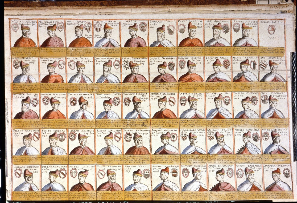 Todos os doges de Veneza até 1501. Biblico. Marciana. Veneza de Unknown artist