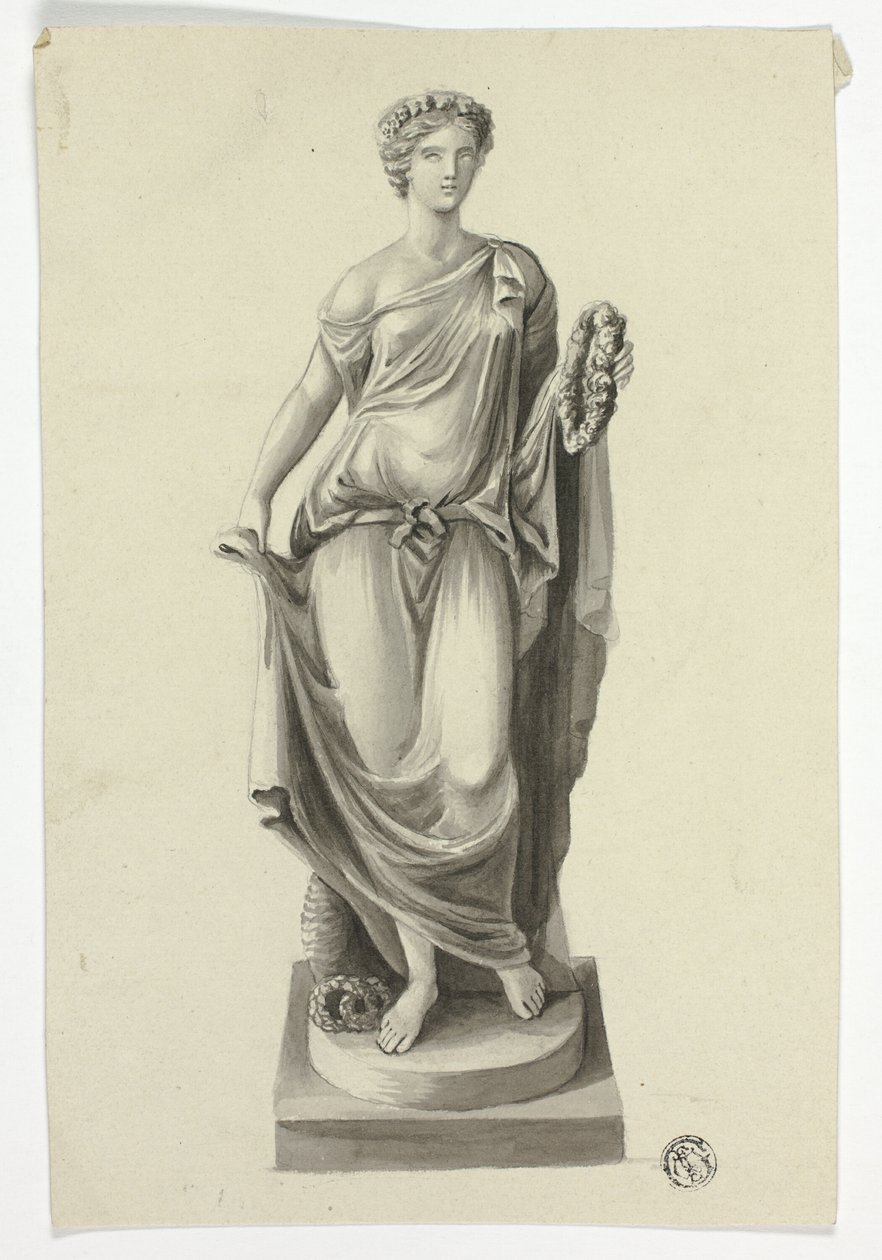 Figura alegórica após a Flora Farnese de Unknown artist
