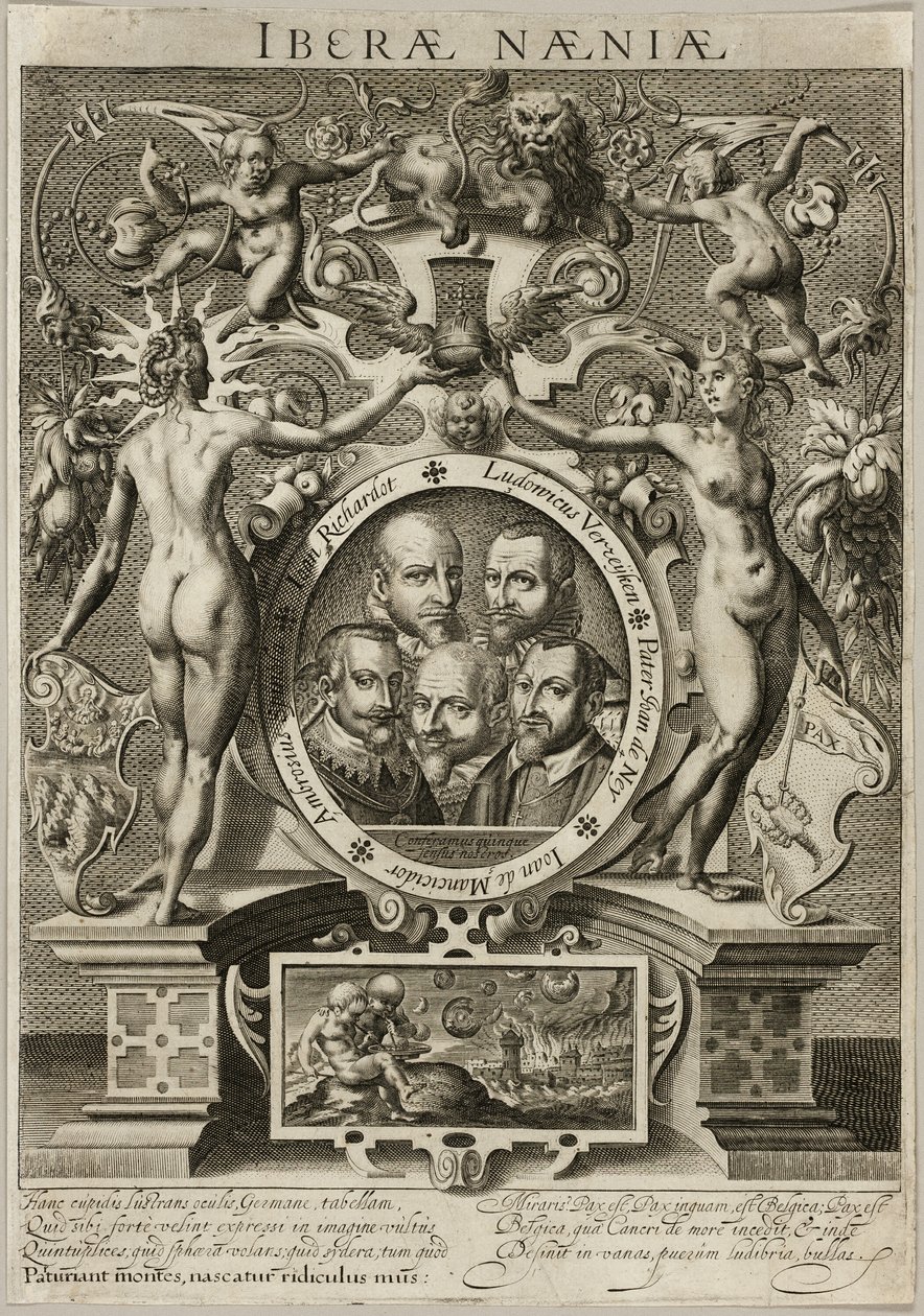 Alegoria sobre a inutilidade das conversações de paz com Espanha de Unknown artist