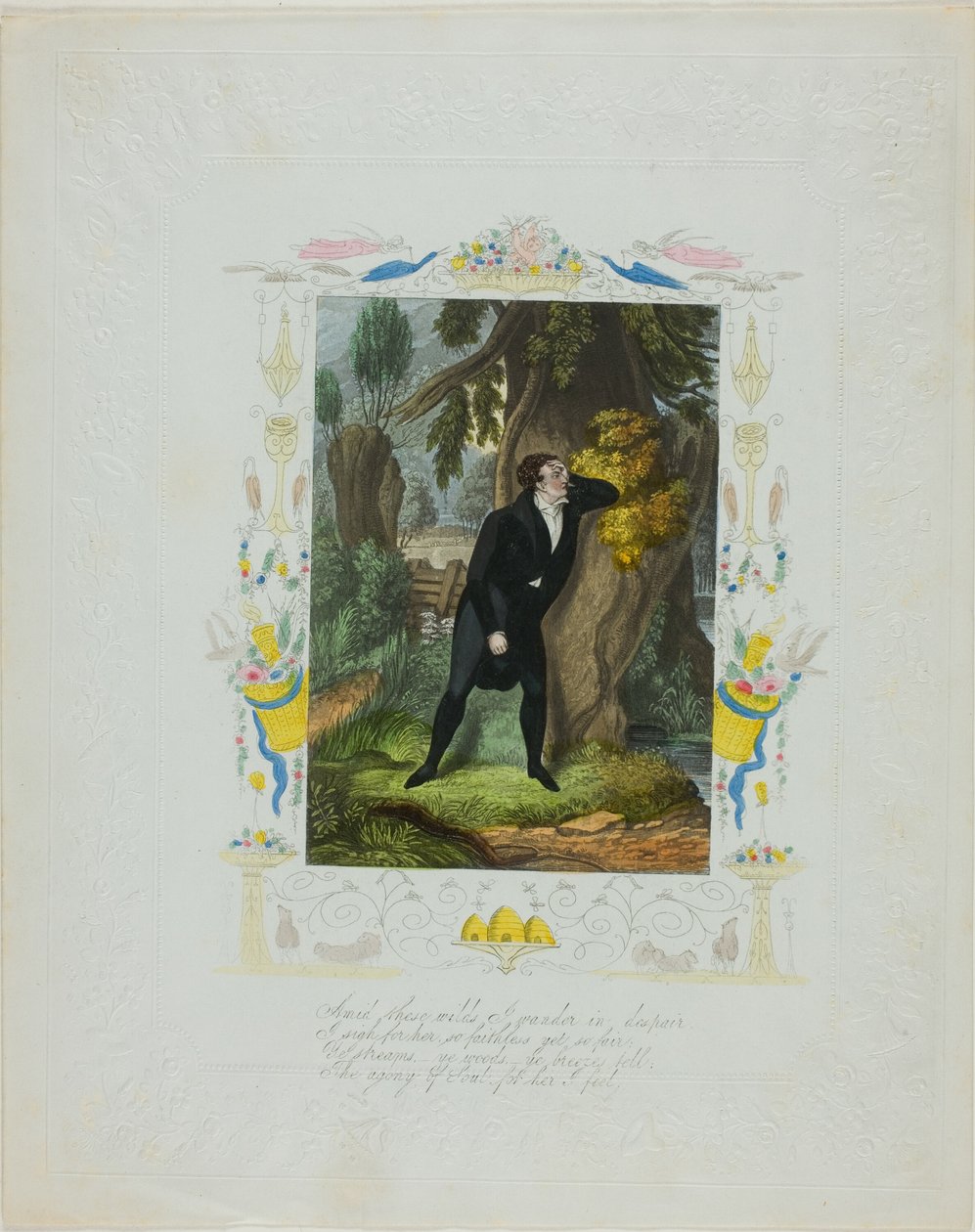 No meio destas selvas, vagueio em desespero (valentim) de Unknown artist