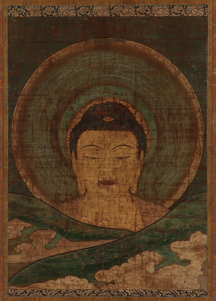 Amitabha subindo acima das colinas de Unknown artist