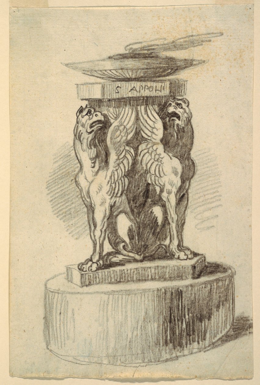 Um altar dedicado a Apolo de Unknown artist