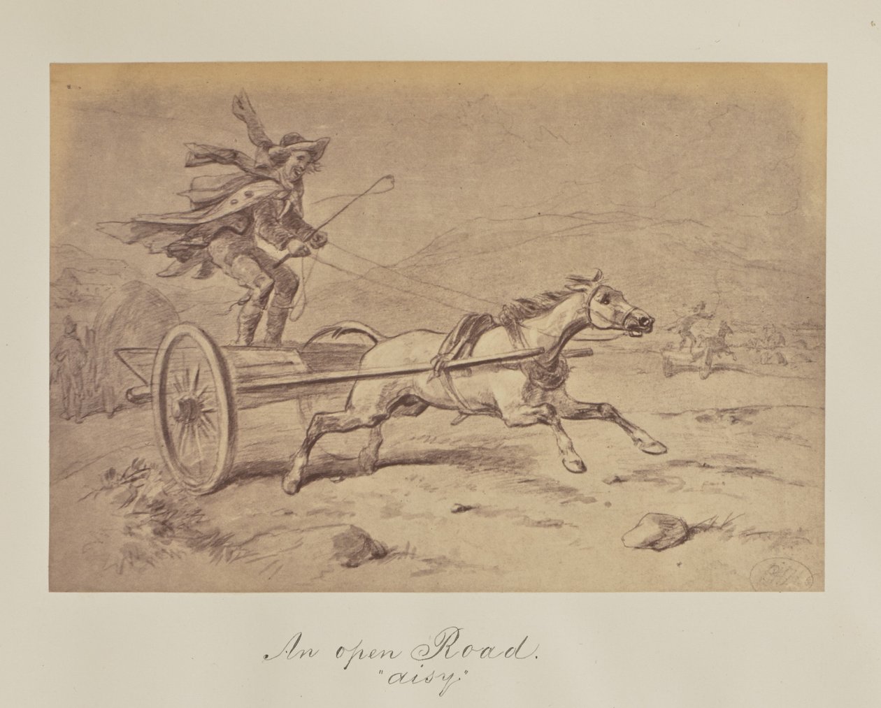 Uma estrada aberta. "aisy". de Unknown artist