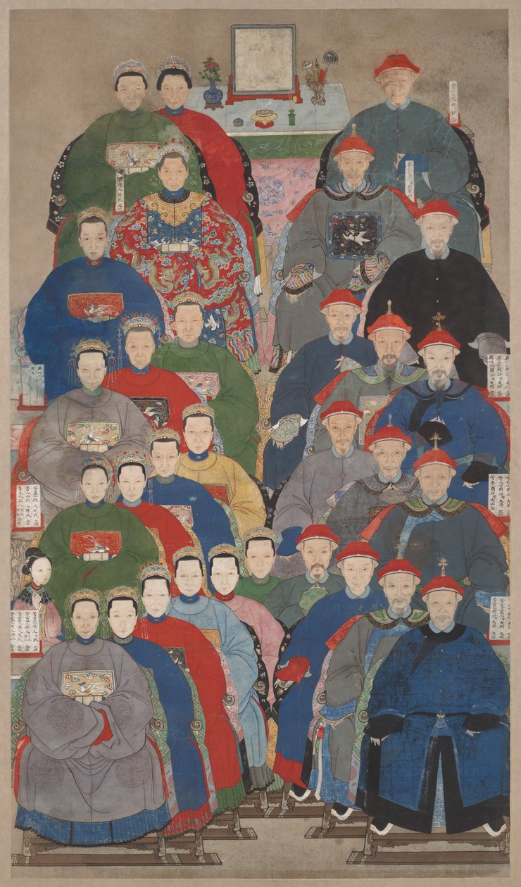 Retrato do Grupo Ancestral de Unknown artist