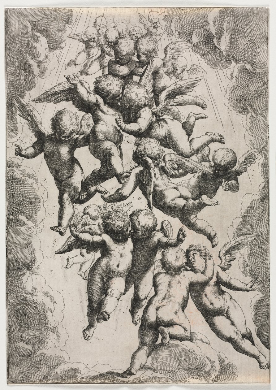 Anjos em glória de Unknown artist