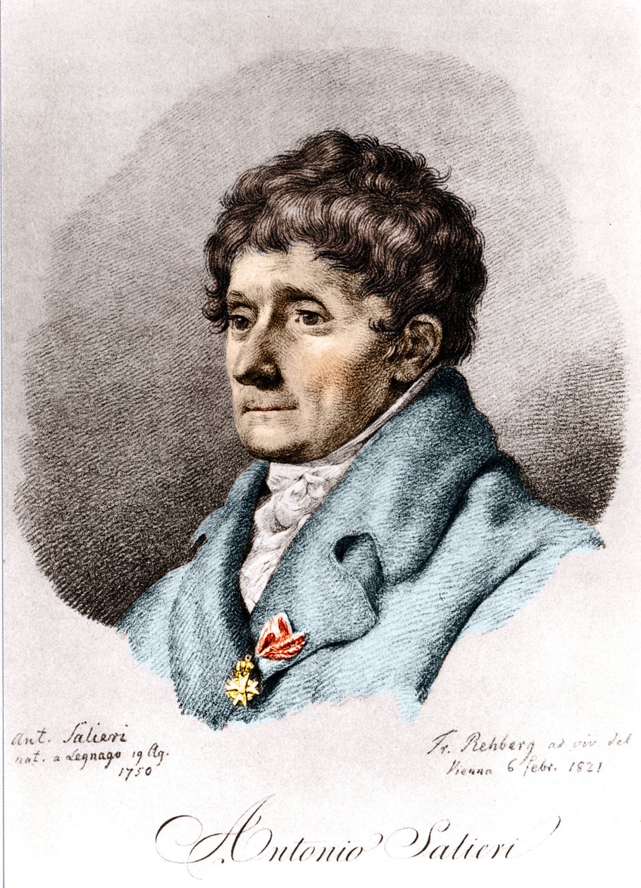 Antonio Salieri, compositor e maestro italiano (Legnago de Unknown artist