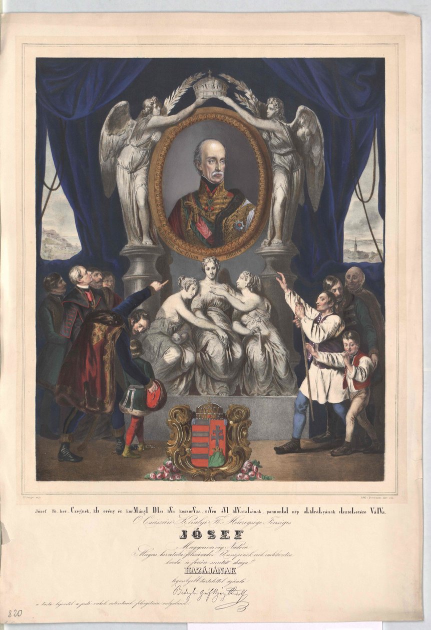 Arquiduque da Áustria José (impressão) de Unknown artist