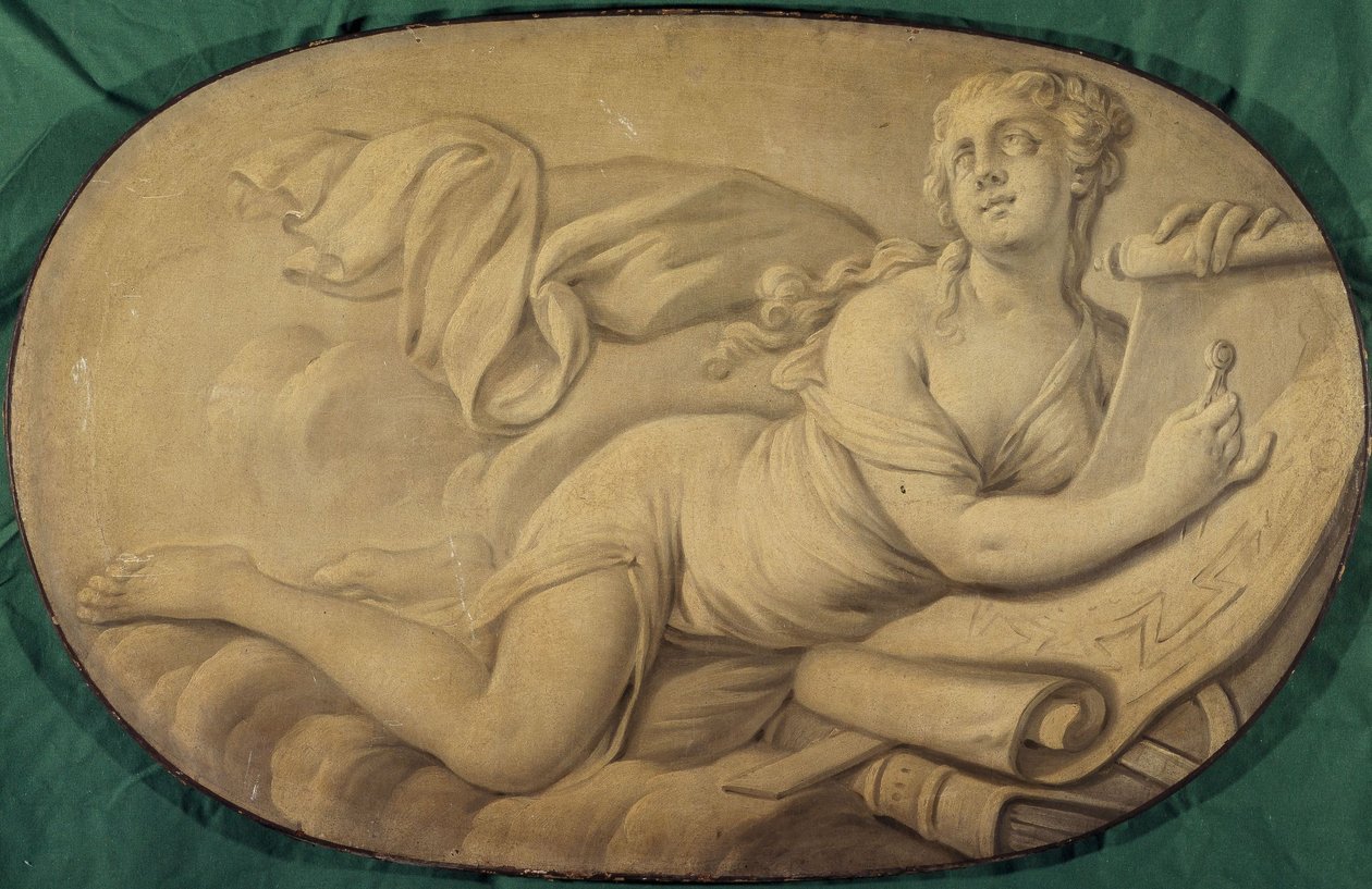 Arquitetura (alegoria, pintura decorativa para o Hôtel La Rivière depois Canillac de Unknown artist