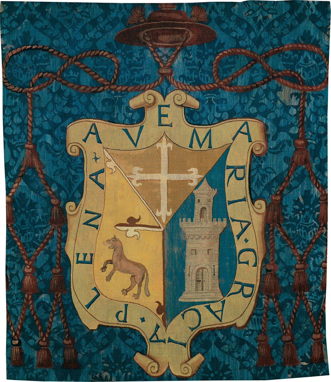Armorial com um brasão de armas não identificado de Unknown artist