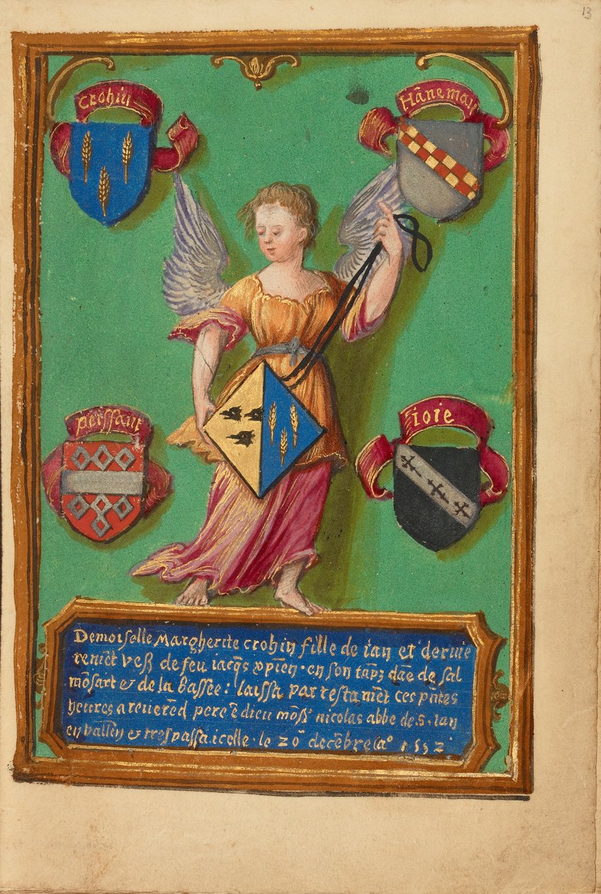 Armas de Margarida Crohin de Unknown artist
