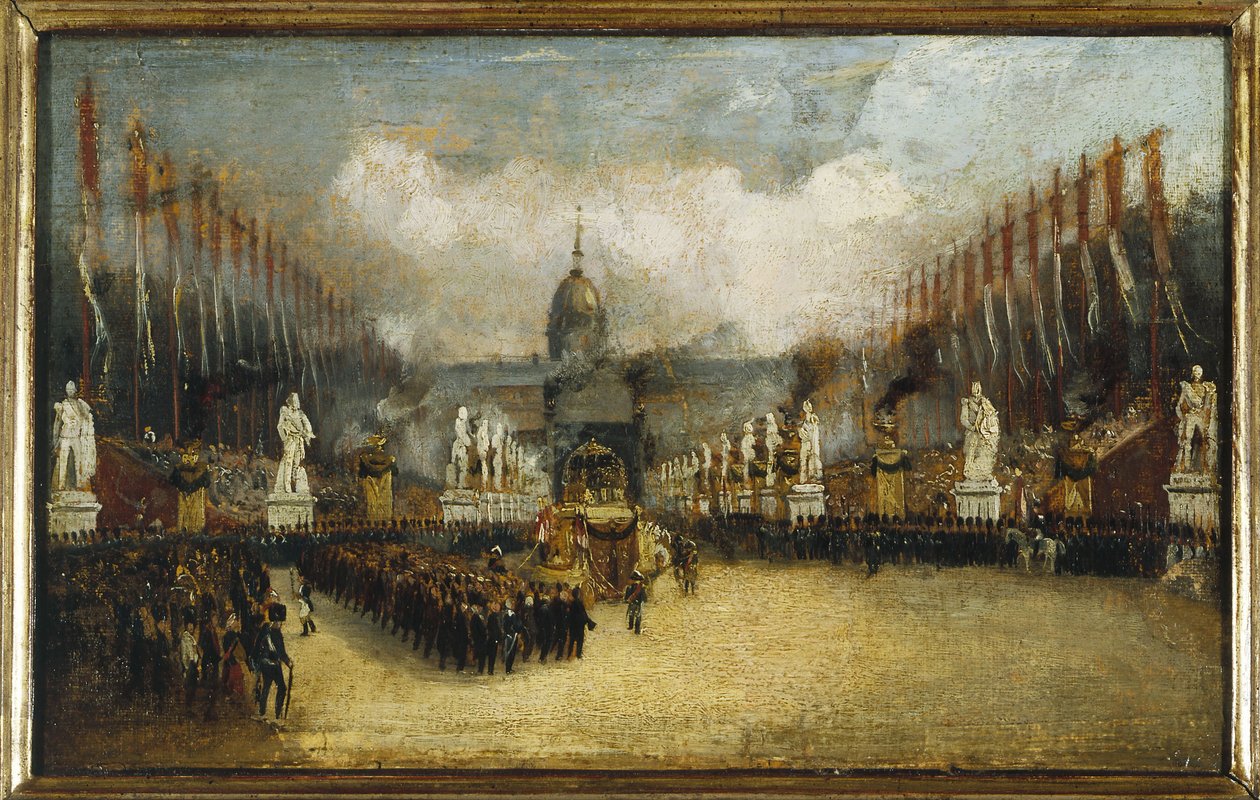 Chegada das cinzas de Napoleão à esplanada dos Inválidos, 15 de dezembro de Unknown artist