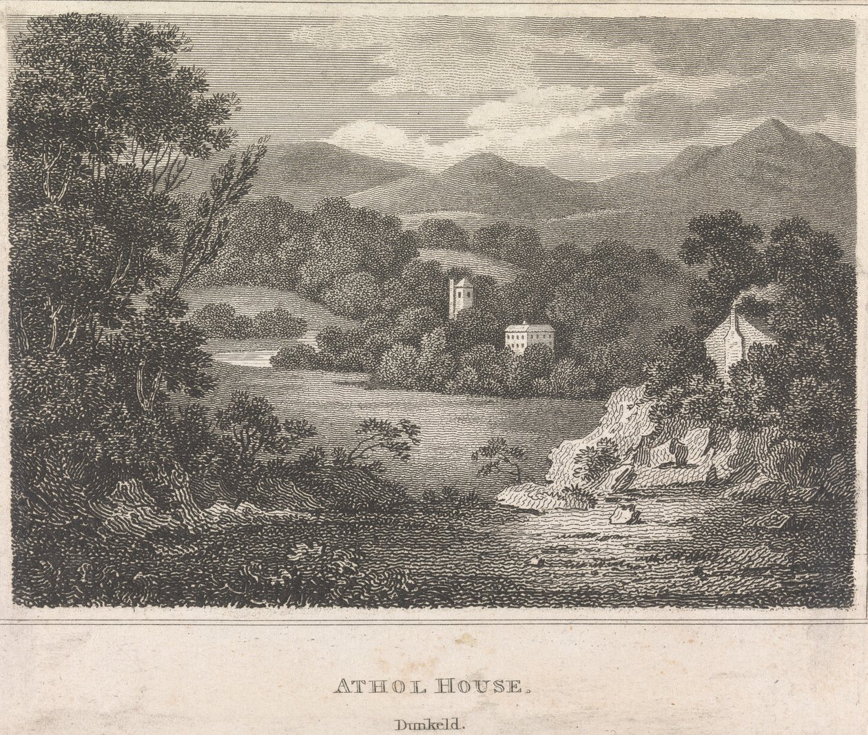 Athol House, Dunkeld; página 15 (Volume Um) de Unknown artist